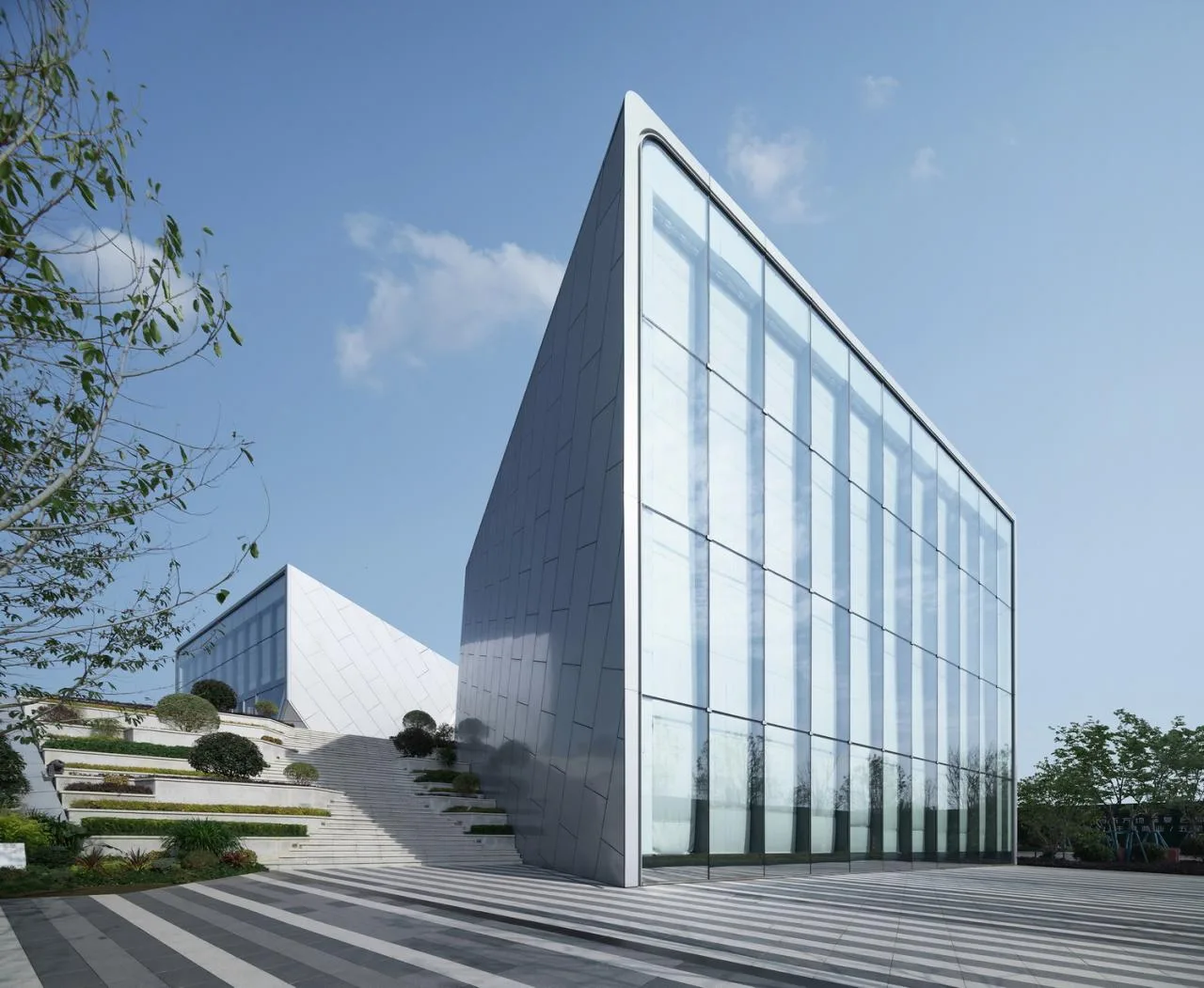 BIM Architecture | Ganzhou Jinrun; Binjiang Yunchen Exhibition Center/Chengzhi Design