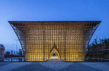 BIM-Driven Design: 42,000 Bamboo Poles Shape Fuguo Island World Welcome Center by Wu Zhongyi Architects-BIM WORLD
