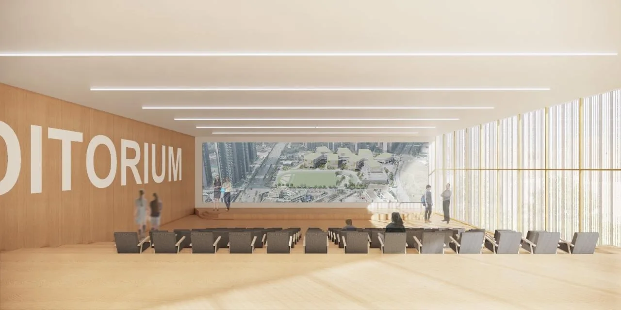 BIM Architecture | Tianfu New Area Ocean Road Middle School/MAT Super Architecture Firm