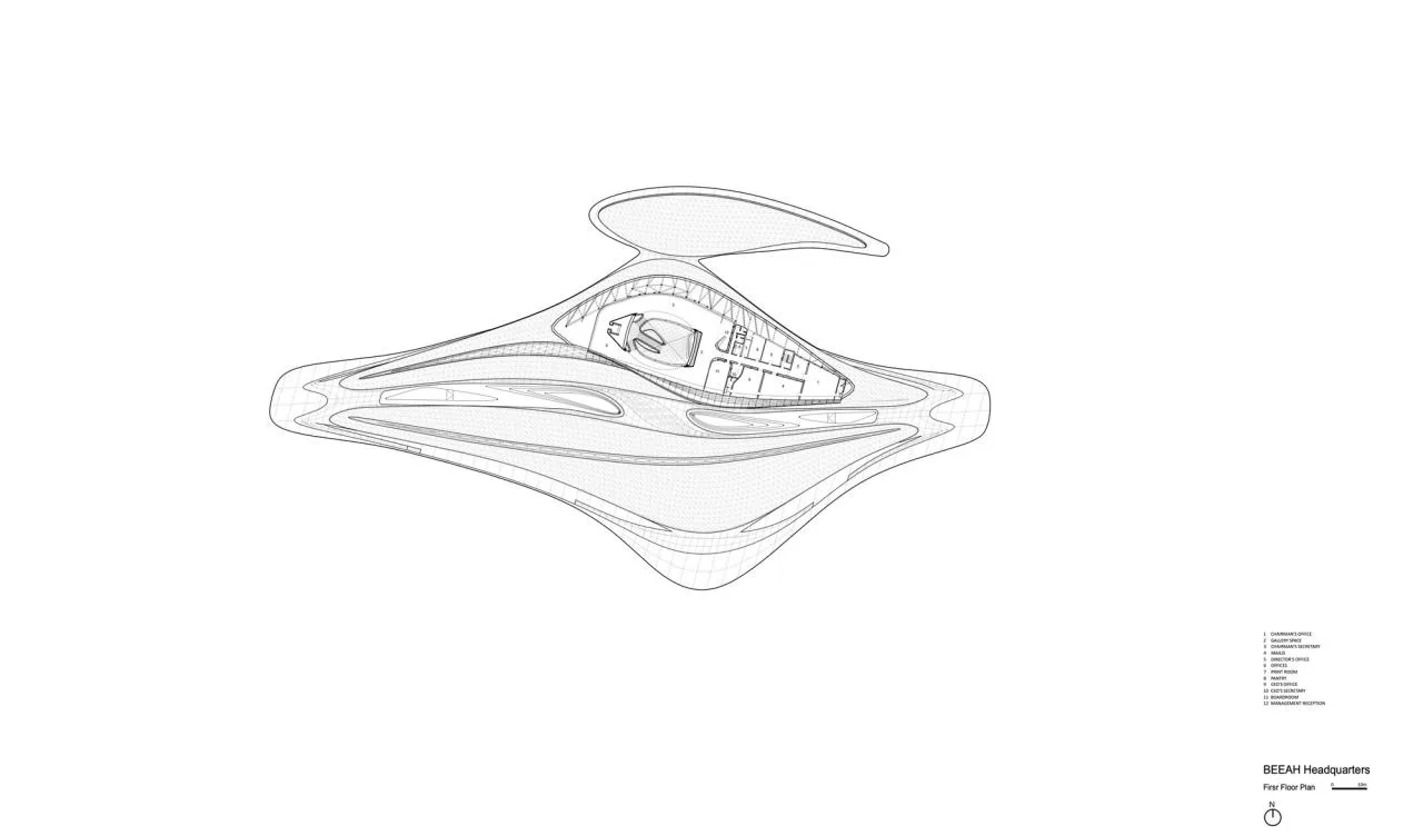 BIM Architecture | Sand Dunes in the Desert, BEEAH Headquarters Building/Zaha Hadid Architects