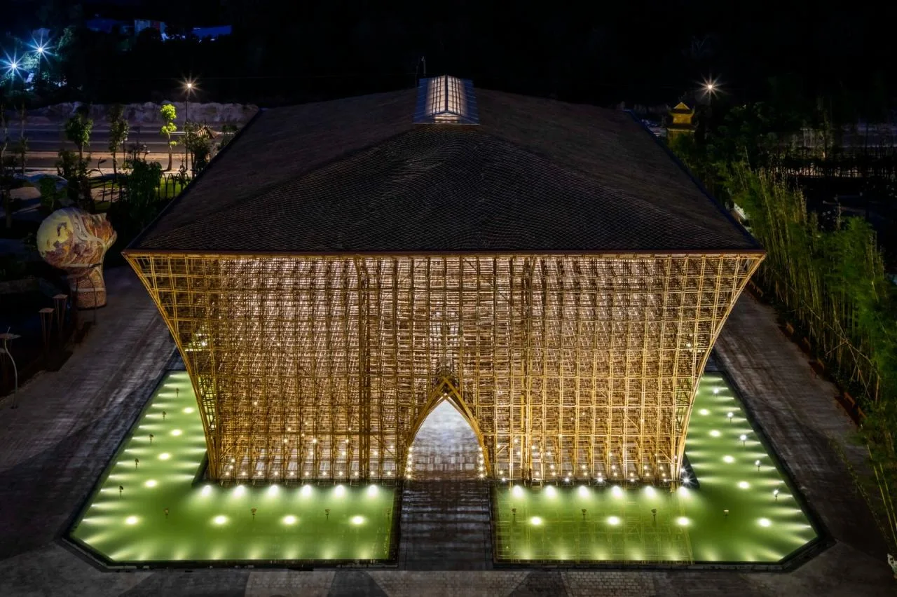 BIM Architecture | 42000 bamboo poles, Welcome Center of Fuguo Island World/Wu Zhongyi Architectural Firm