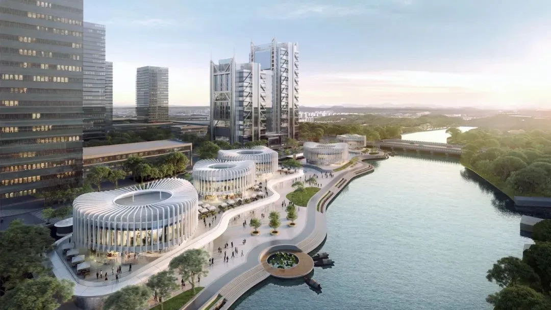 BIM Architecture | Orchid Pavilion: Riverside Commercial Street in the 'Urban Valley'/UUA
