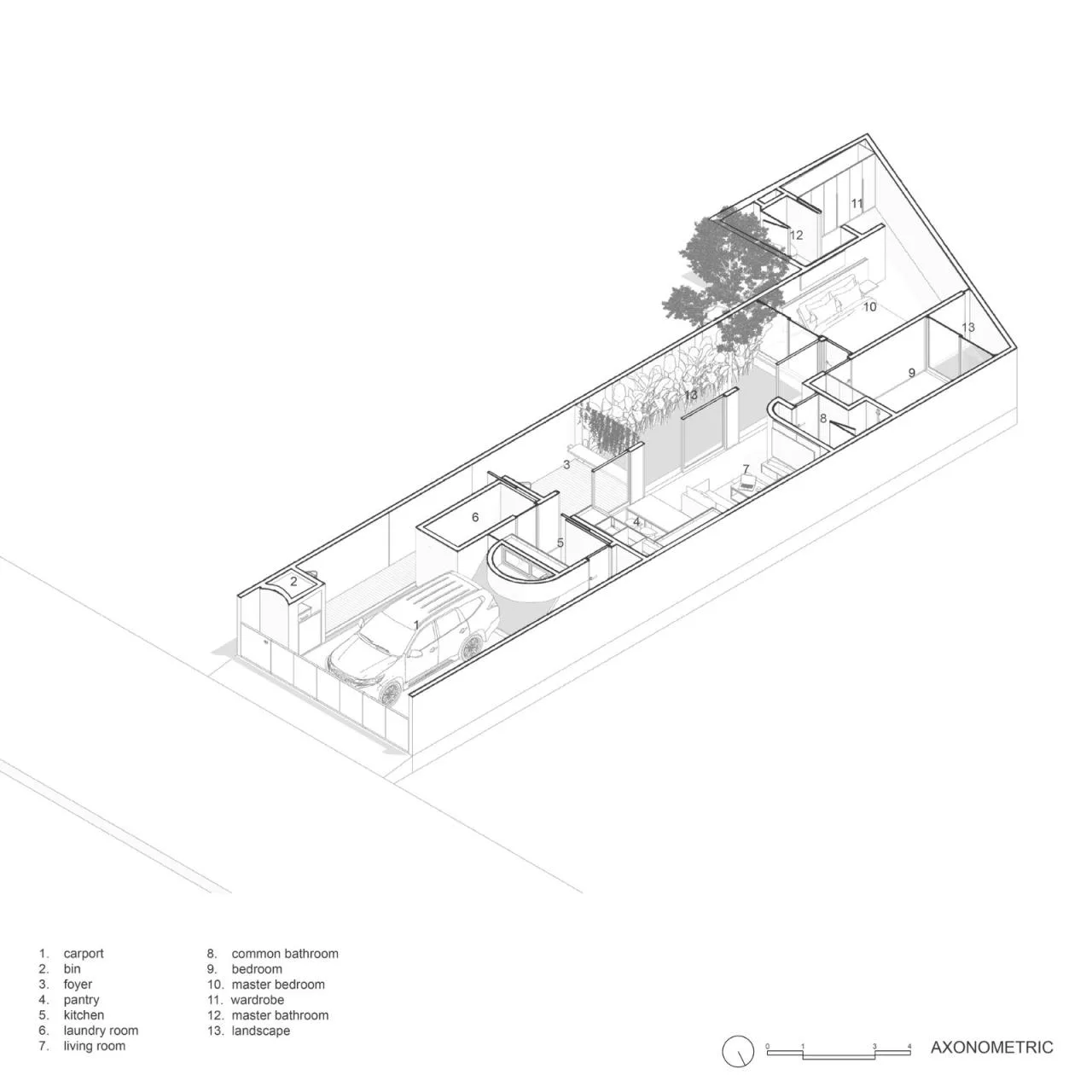 BIM Architecture | Independent Residential Buildings in Narrow Terrain: YD Residential/Isso Architects