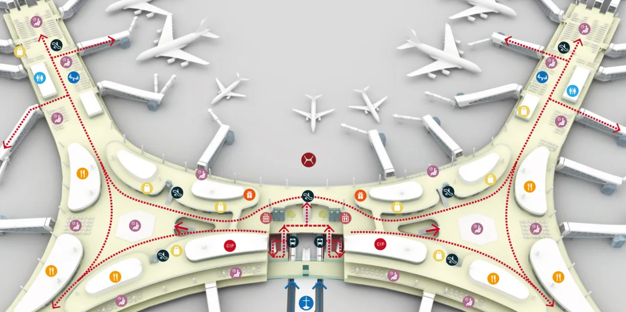 BIM Architecture | New Benchmark for Aviation Architecture: Shenzhen Bao'an International Airport Satellite Hall/GDAD, Aedas, Landron&Brown