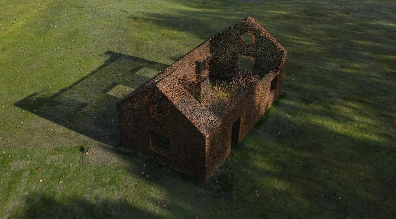 BIM Architecture | "The Disappearing House" by Hu Quanchun