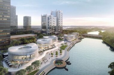 BIM Architecture: Orchid Pavilion – Riverside Commercial Street in the Urban Valley by UUA-BIM WORLD