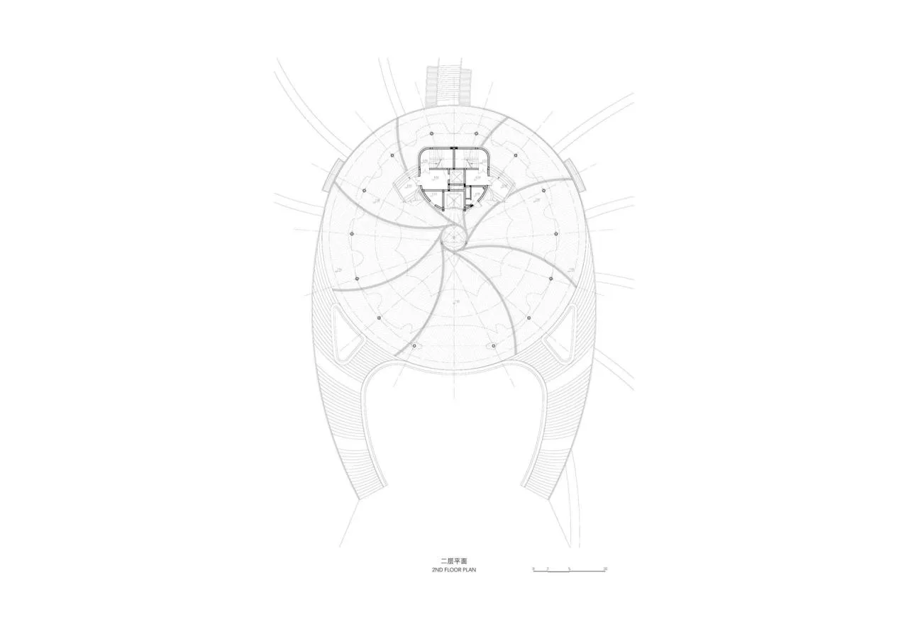 BIM Architecture | Chengdu Panda Base Panda Tower, Mechanical 'Bamboo Shoots'/UDG. Studio Zero