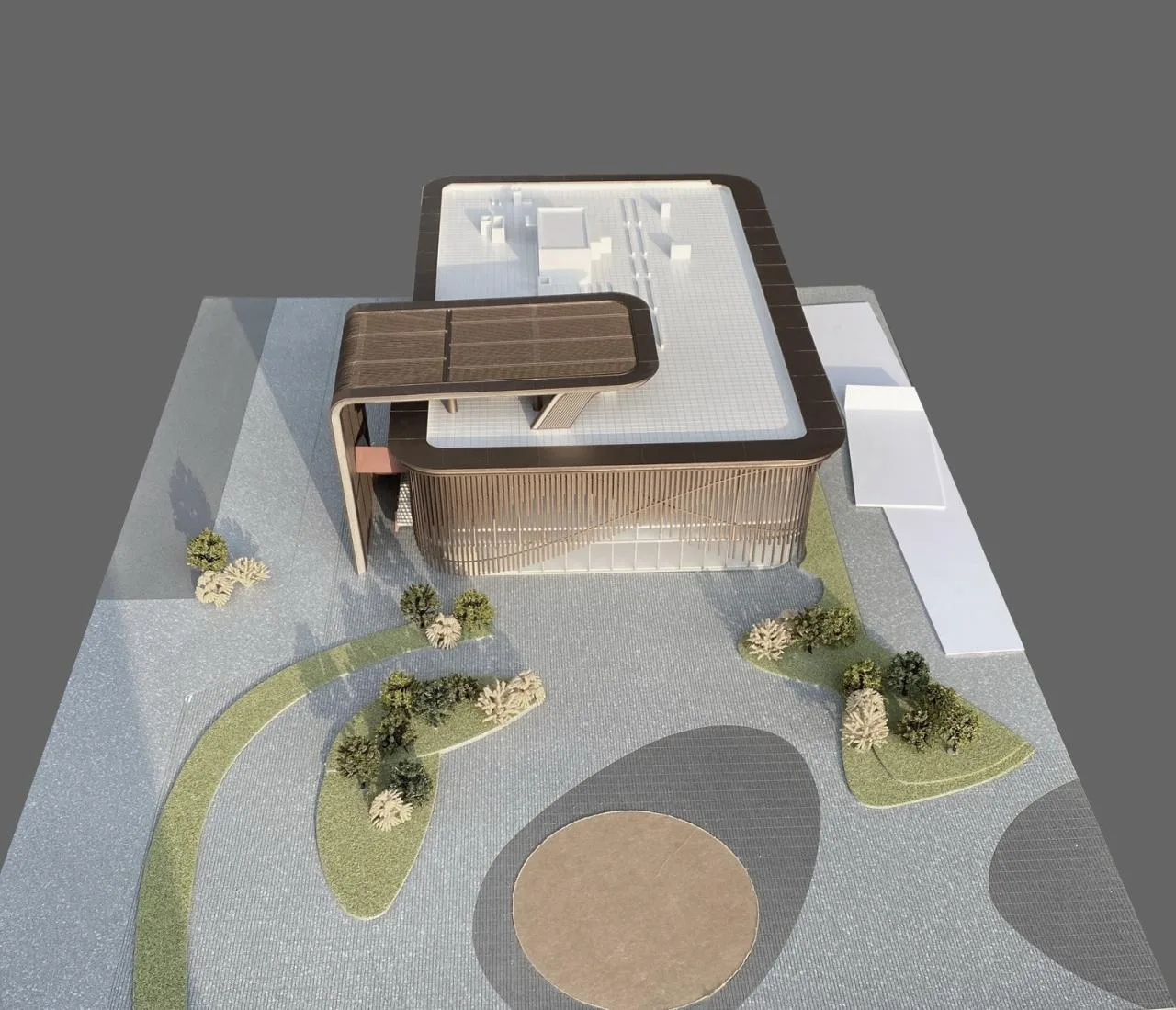 BIM architecture | The artistic encounter of flowing charm is like a golden land in the east; Exhibition Center/Chengzhi Design