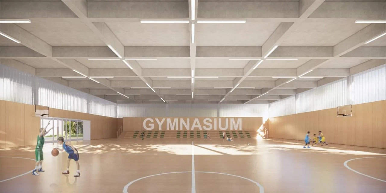 BIM Architecture | Tianfu New Area Ocean Road Middle School/MAT Super Architecture Firm