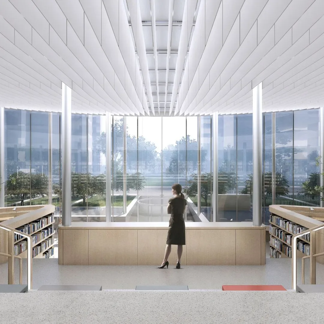 BIM Architecture | Cloud Curtain Bookstore: Ultimate Transparency Without Boundaries between Interior and Exterior/UUA