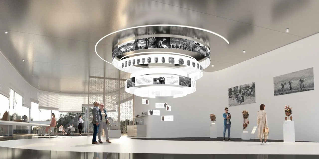 BIM Architecture | Wuchuan Fuyuan - Design Scheme for Wuchuan County Cultural Center in Zunyi City/Non professional Architecture