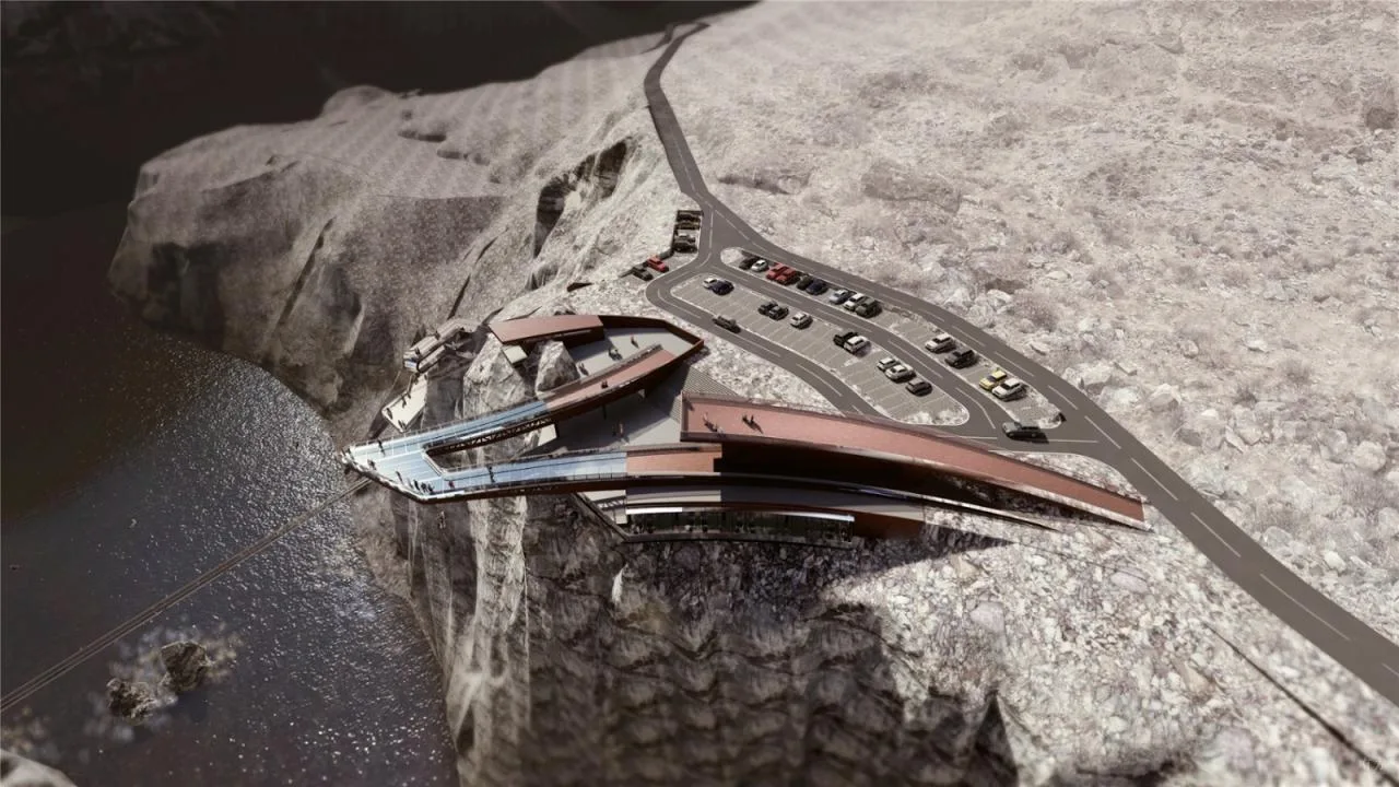Nujiang Observation Deck Rendering