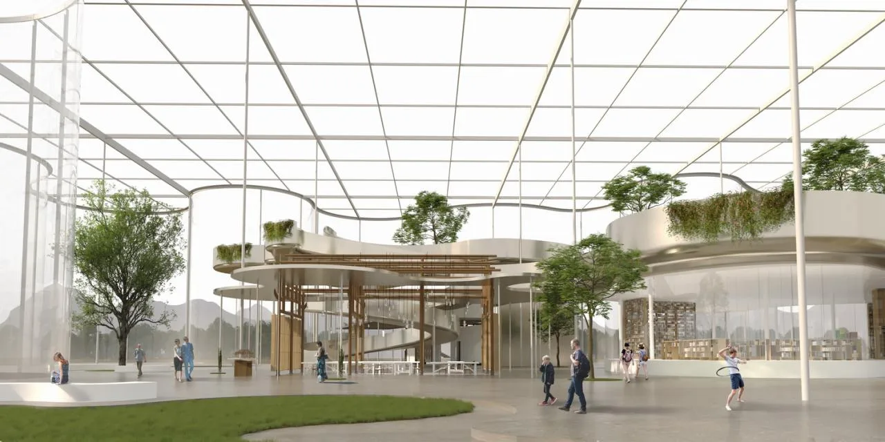 BIM Architecture | Wuchuan Fuyuan - Design Scheme for Wuchuan County Cultural Center in Zunyi City/Non professional Architecture