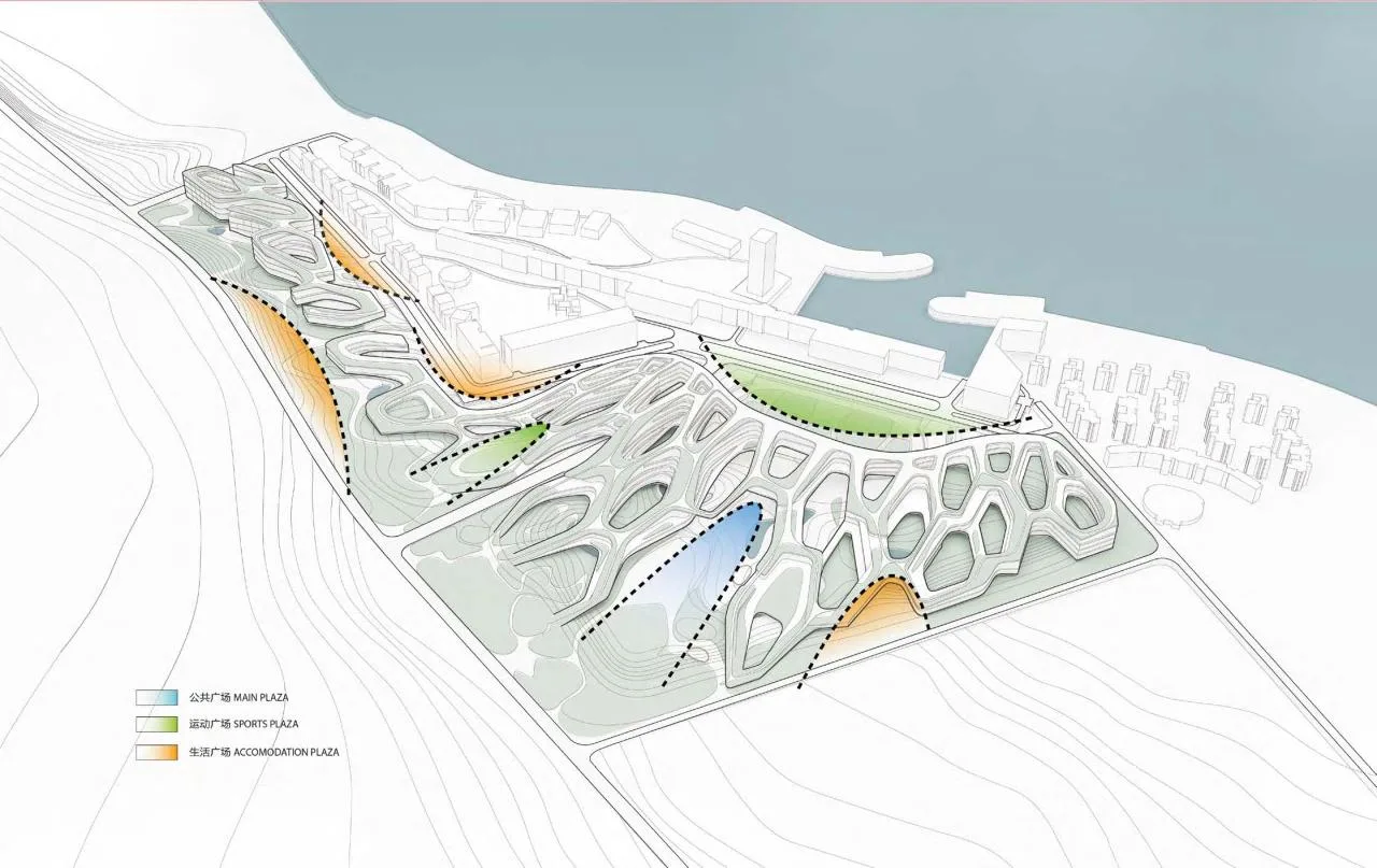 BIM Architecture | Design Scheme for Central Academy of Fine Arts Qingdao Campus/CAA