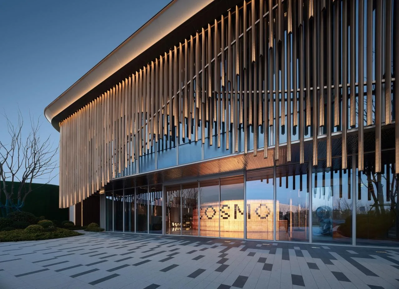 BIM architecture | The artistic encounter of flowing charm is like a golden land in the east; Exhibition Center/Chengzhi Design