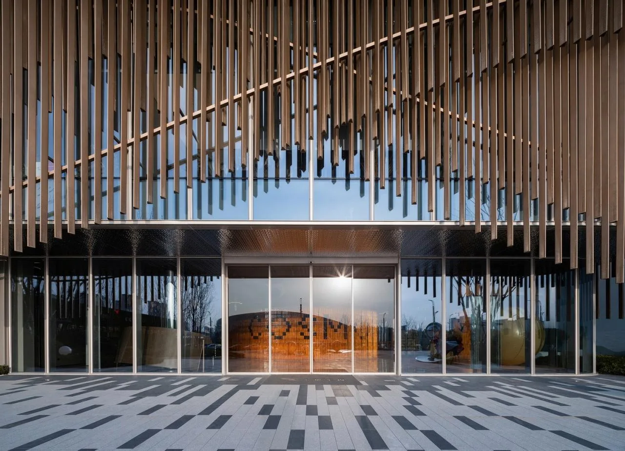 BIM architecture | The artistic encounter of flowing charm is like a golden land in the east; Exhibition Center/Chengzhi Design