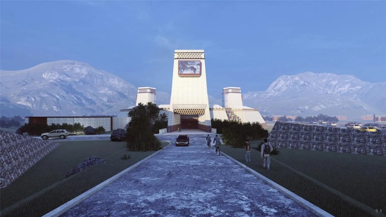 Bangda Tourism Distribution Service Center Rendering