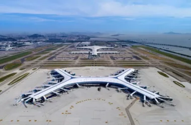 BIM Architecture Sets New Standard in Aviation Design: Shenzhen Bao'an International Airport Satellite Hall by GDAD, Aedas, and Landron & Brown-BIM WORLD