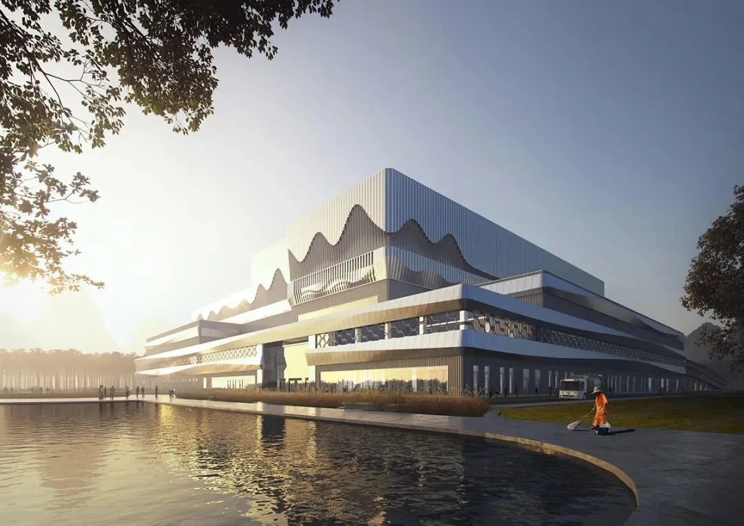 BIM Architecture | Nanning Shuangding Circular Economy Industrial Park Domestic Waste Incineration Power Plant/UUA