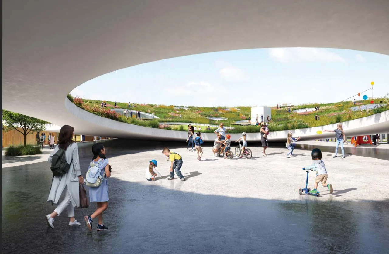 BIM Architecture | Design Proposal for the East Center of Hida Furukawa Station in Japan/Takuma Fujimoto Architectural Firm