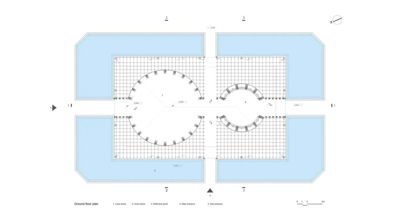 BIM Architecture | 42000 bamboo poles, Welcome Center of Fuguo Island World/Wu Zhongyi Architectural Firm