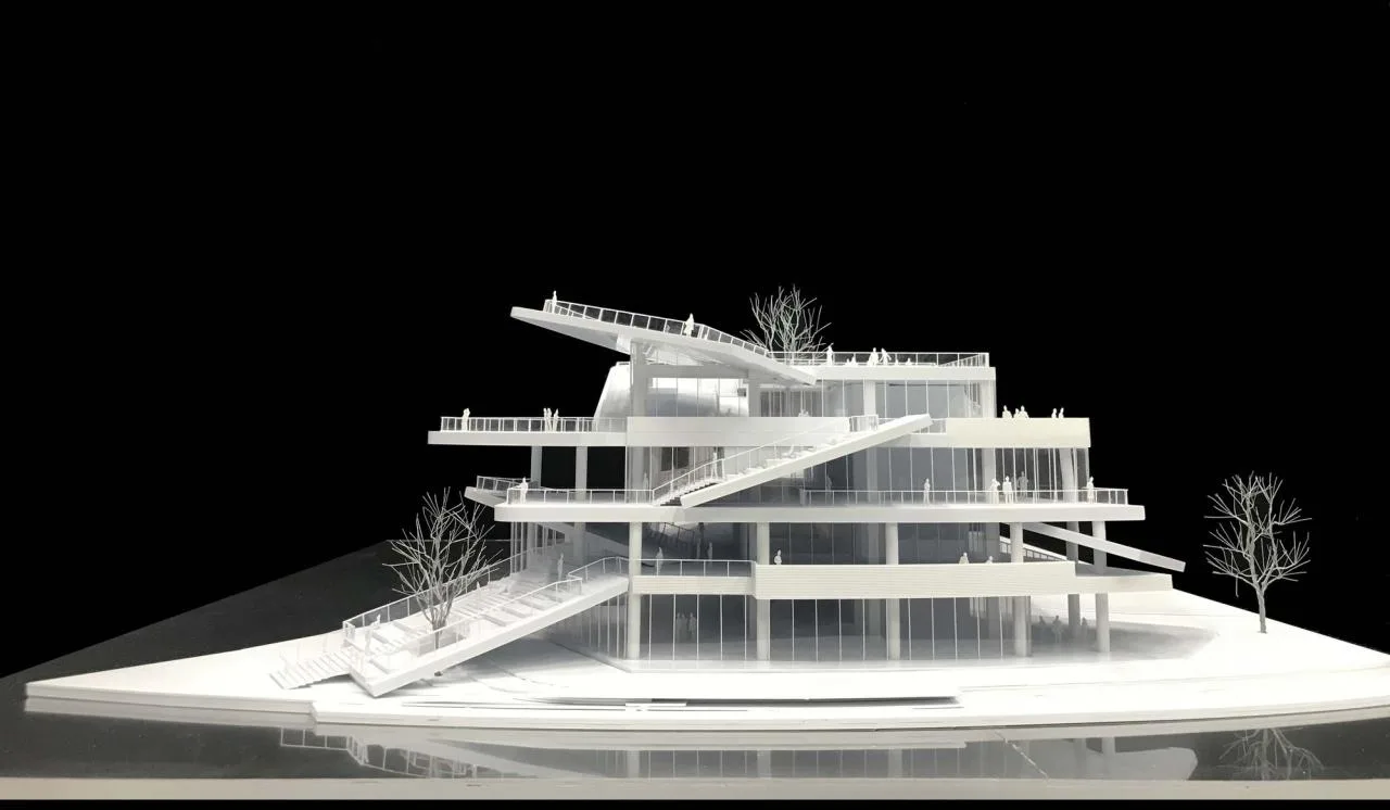 BIM Architecture | Roaming White Slices, Shanghai Fish/Tongji Original Design Studio