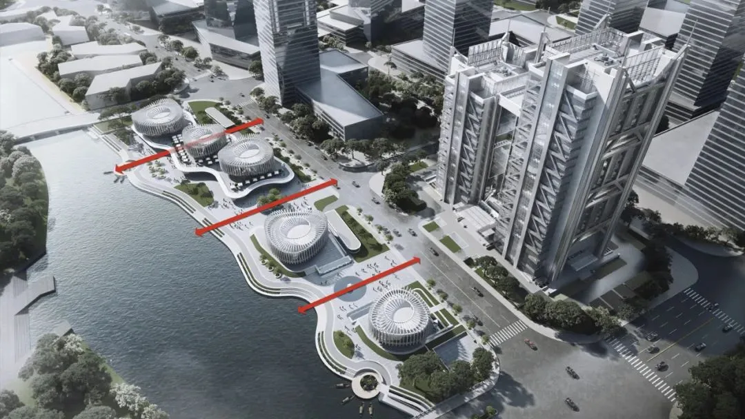 BIM Architecture | Orchid Pavilion: Riverside Commercial Street in the 'Urban Valley'/UUA