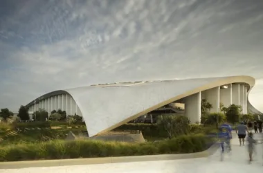 BIM-Driven Design of Sophie Stadium in Los Angeles by HKS-BIM WORLD