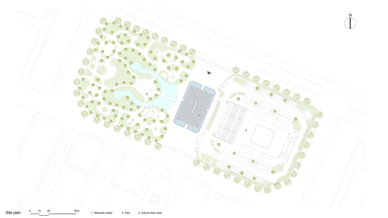 BIM Architecture | 42000 bamboo poles, Welcome Center of Fuguo Island World/Wu Zhongyi Architectural Firm