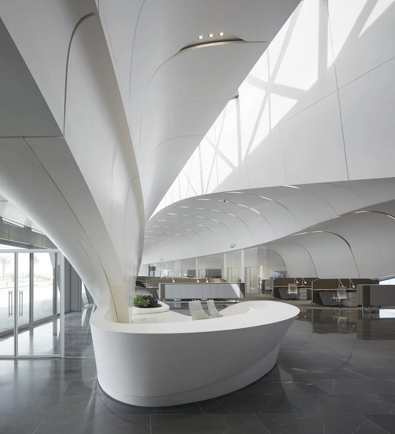 BIM Architecture | Sand Dunes in the Desert, BEEAH Headquarters Building/Zaha Hadid Architects