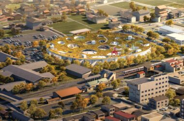 BIM-Based Design Proposal for Hida Furukawa Station East Center by Takuma Fujimoto Architects-BIM WORLD