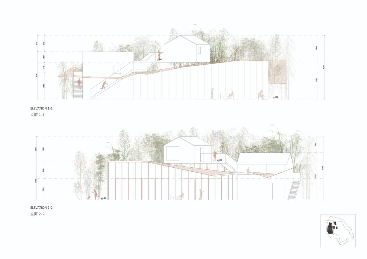 BIM Architecture | Qinglongwu Liuyun Corridor/Fujimoto Shosuke Office