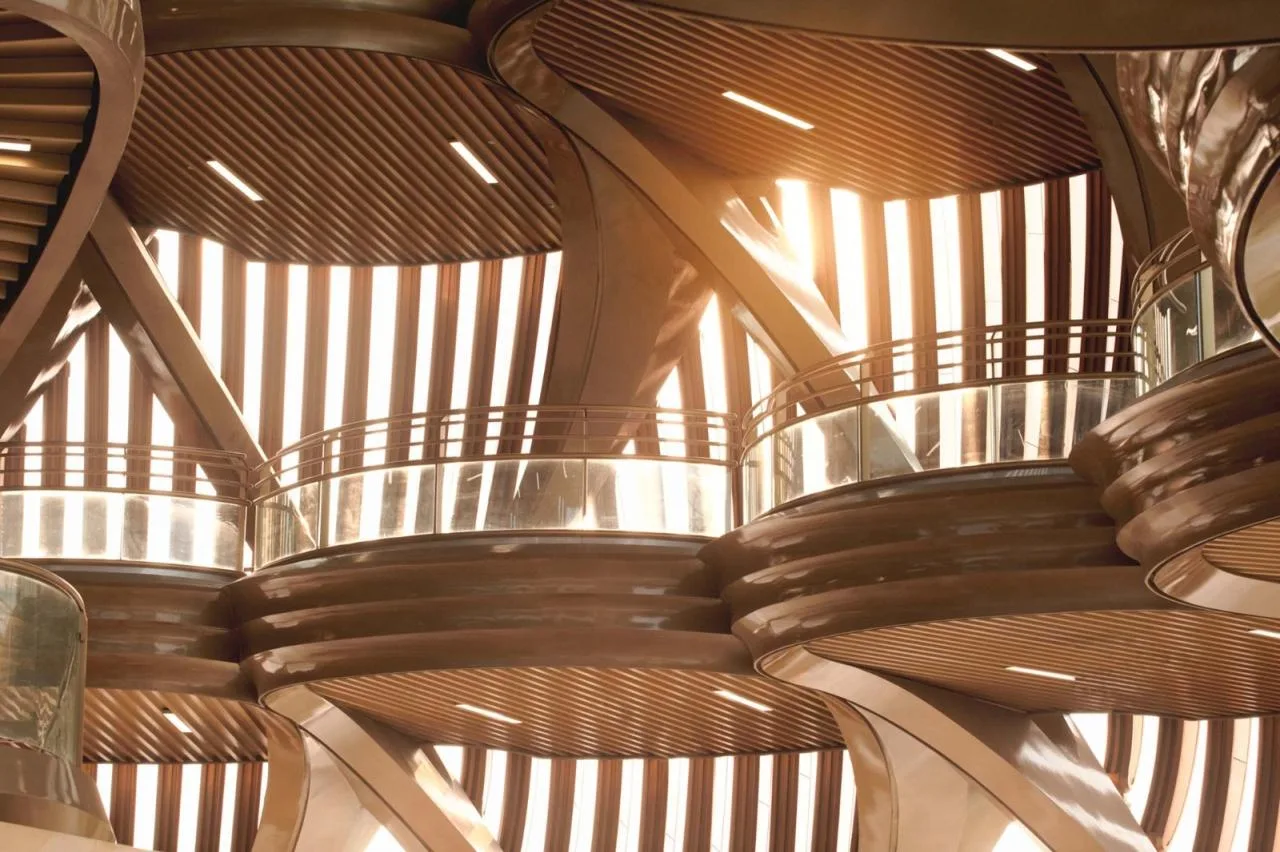 BIM Architecture | Chengdu Panda Base Panda Tower, Mechanical 'Bamboo Shoots'/UDG. Studio Zero