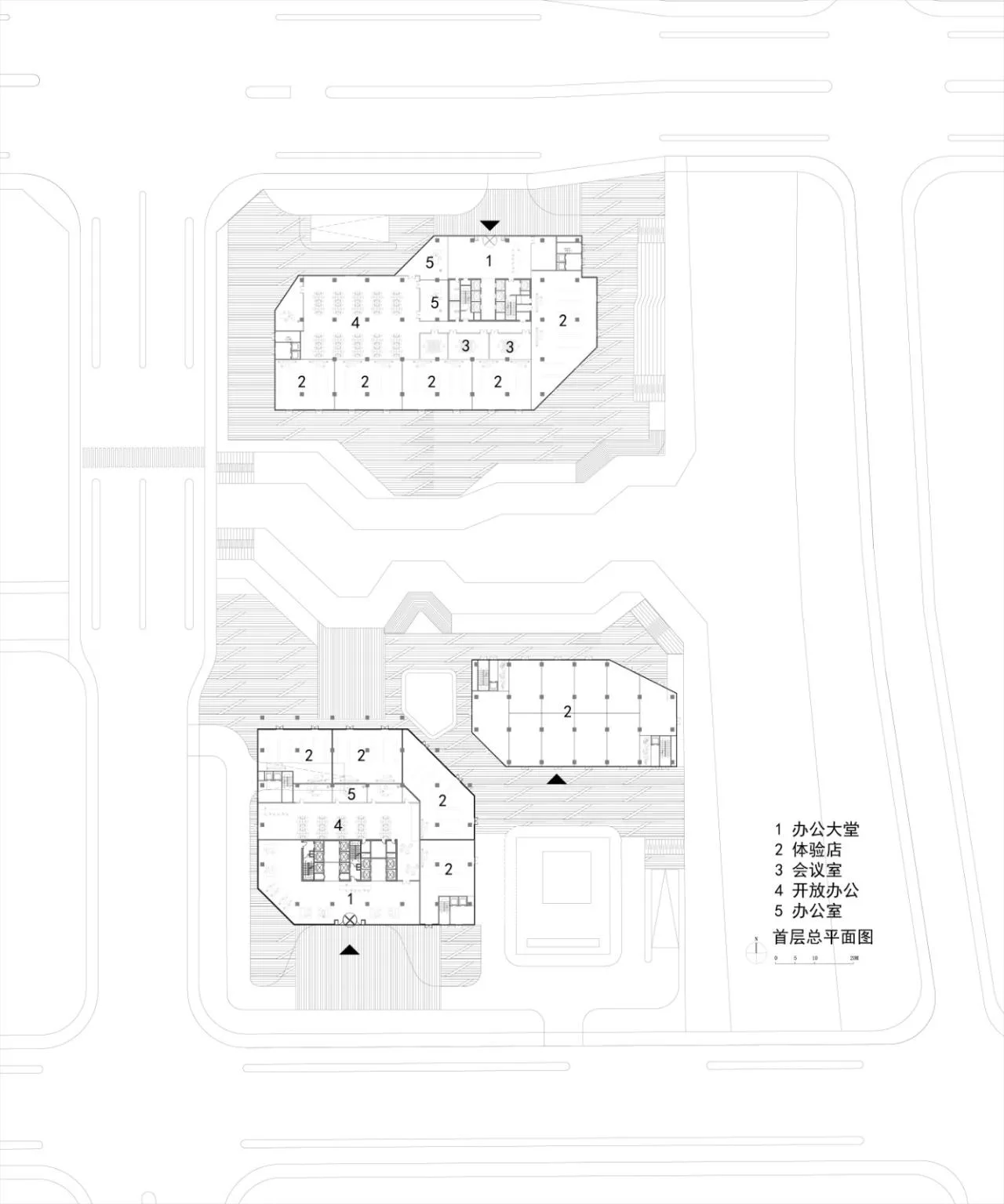 BIM Architecture | Two Bridges Across: Twin Towers of Suzhou High Speed Rail New City/Jianhe Architecture