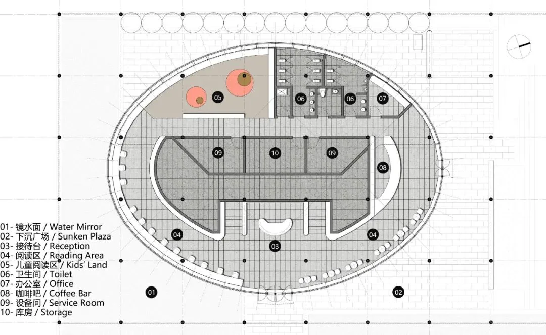BIM Architecture | Cloud Curtain Bookstore: Ultimate Transparency Without Boundaries between Interior and Exterior/UUA