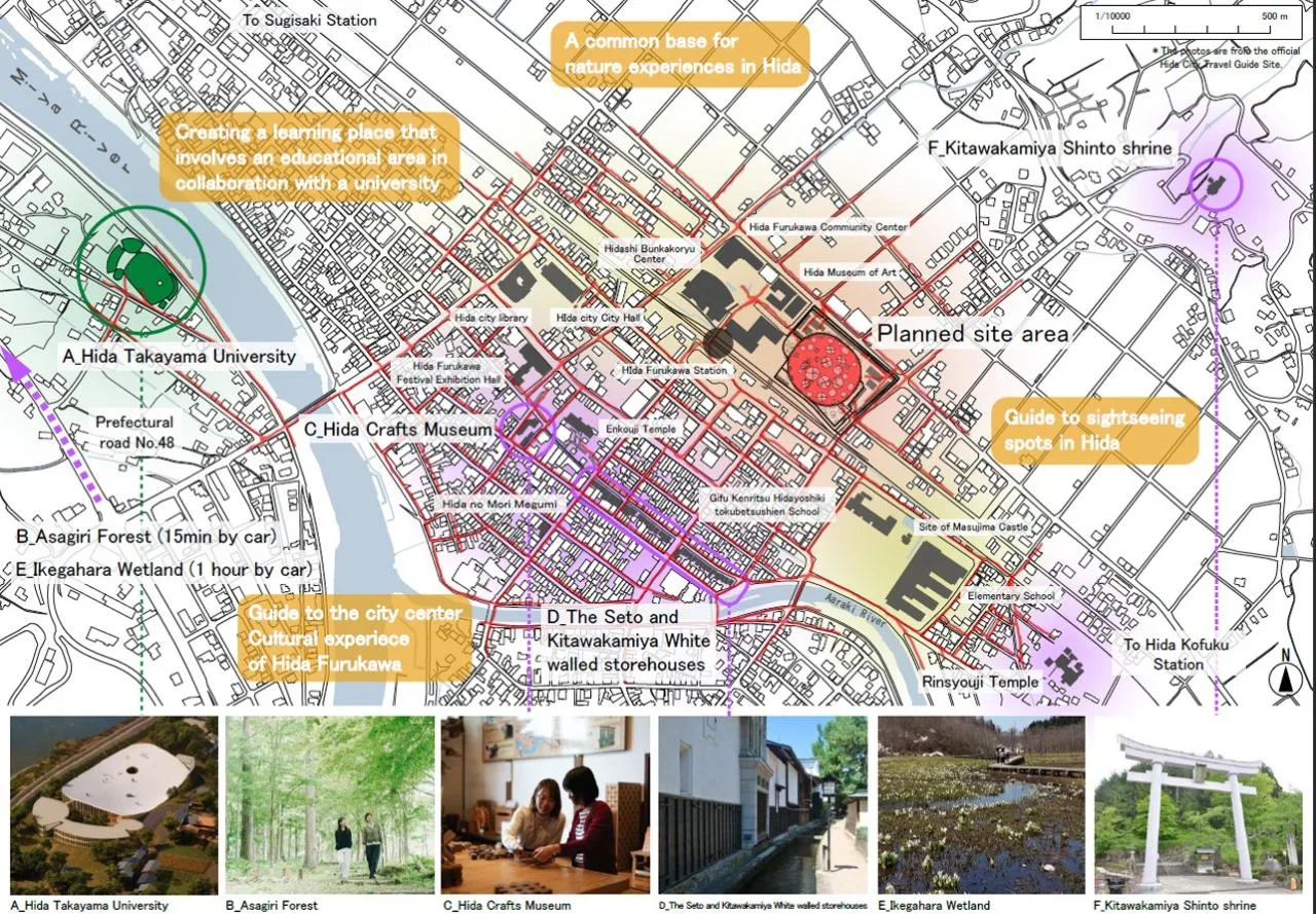 BIM Architecture | Design Proposal for the East Center of Hida Furukawa Station in Japan/Takuma Fujimoto Architectural Firm