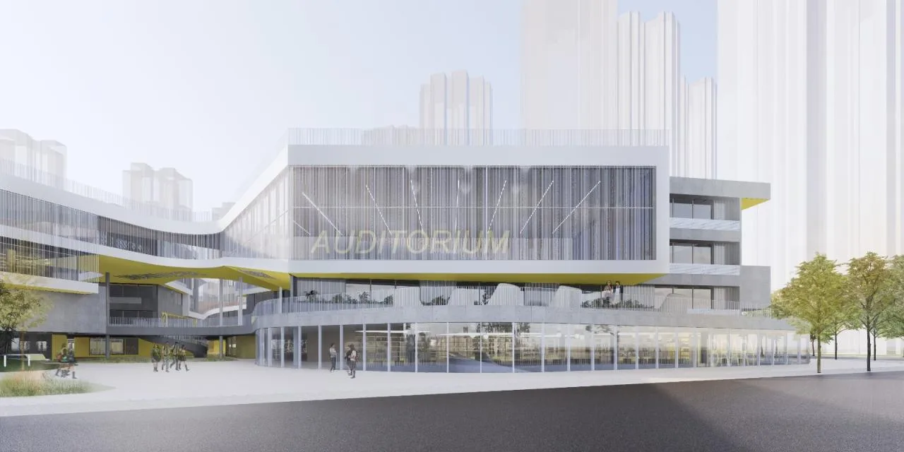 BIM Architecture | Tianfu New Area Ocean Road Middle School/MAT Super Architecture Firm