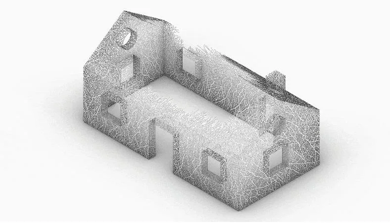 BIM Architecture | "The Disappearing House" by Hu Quanchun