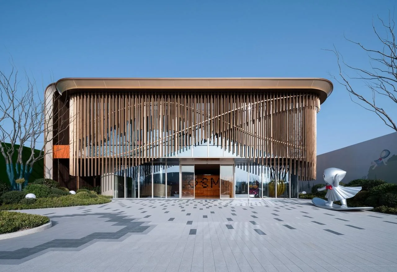 BIM architecture | The artistic encounter of flowing charm is like a golden land in the east; Exhibition Center/Chengzhi Design