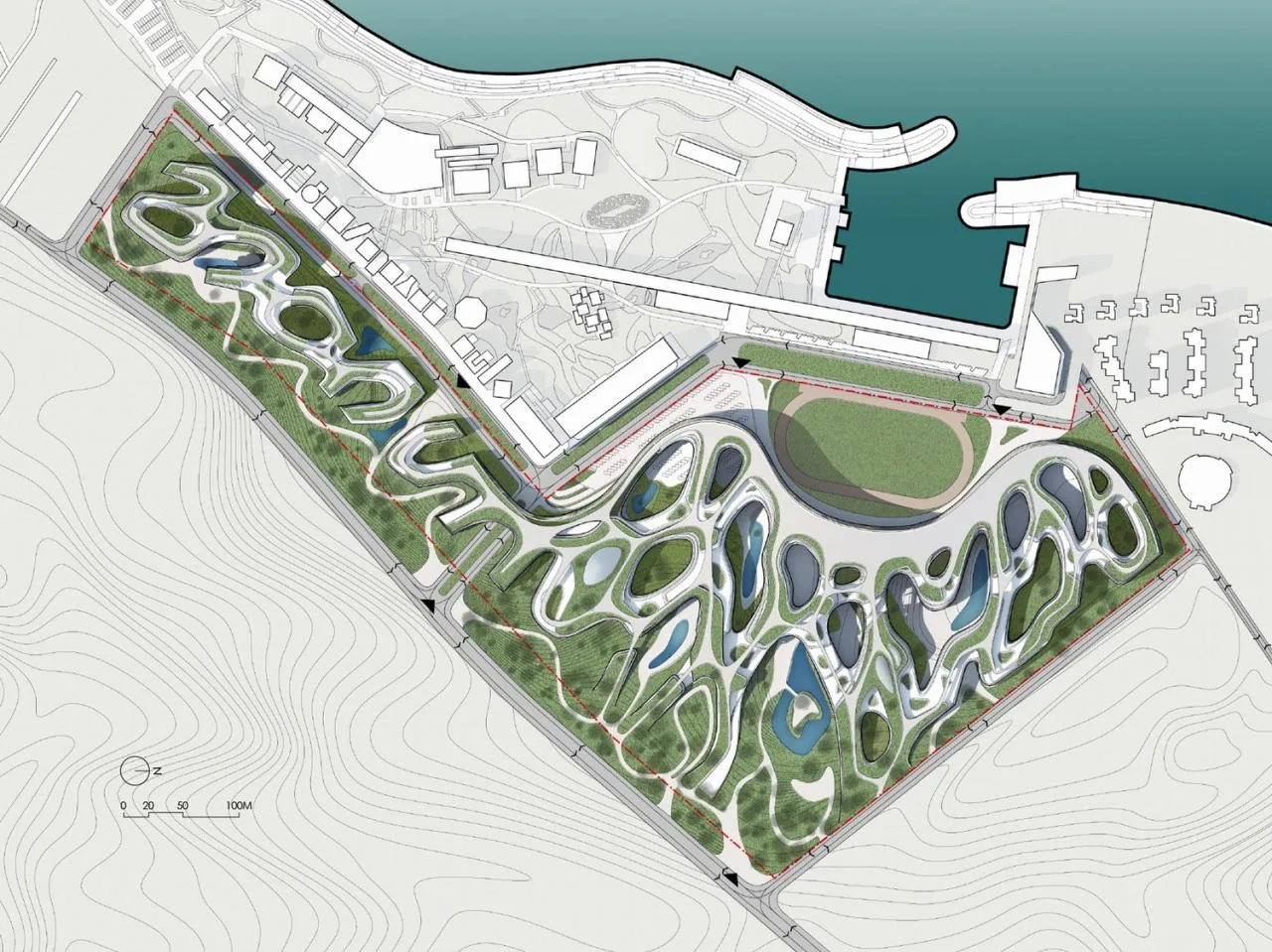 BIM Architecture | Design Scheme for Central Academy of Fine Arts Qingdao Campus/CAA