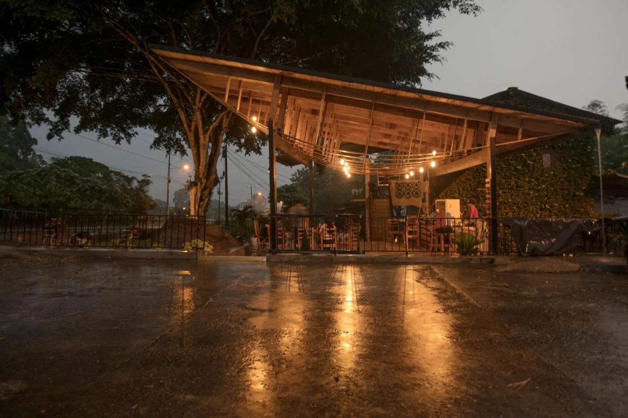 BIM Architecture | Under the Banyan Tree at the Village Entrance, Ficus Alto/Natura Futura Arquitectura Community Public Space
