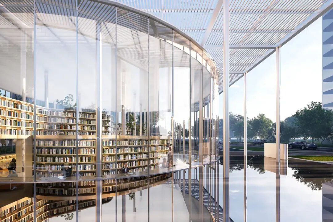 BIM Architecture | Cloud Curtain Bookstore: Ultimate Transparency Without Boundaries between Interior and Exterior/UUA