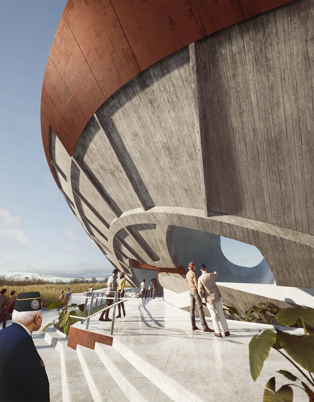BIM Architecture | 'Cold War Veterans Memorial' Proposal/Oyler Wu