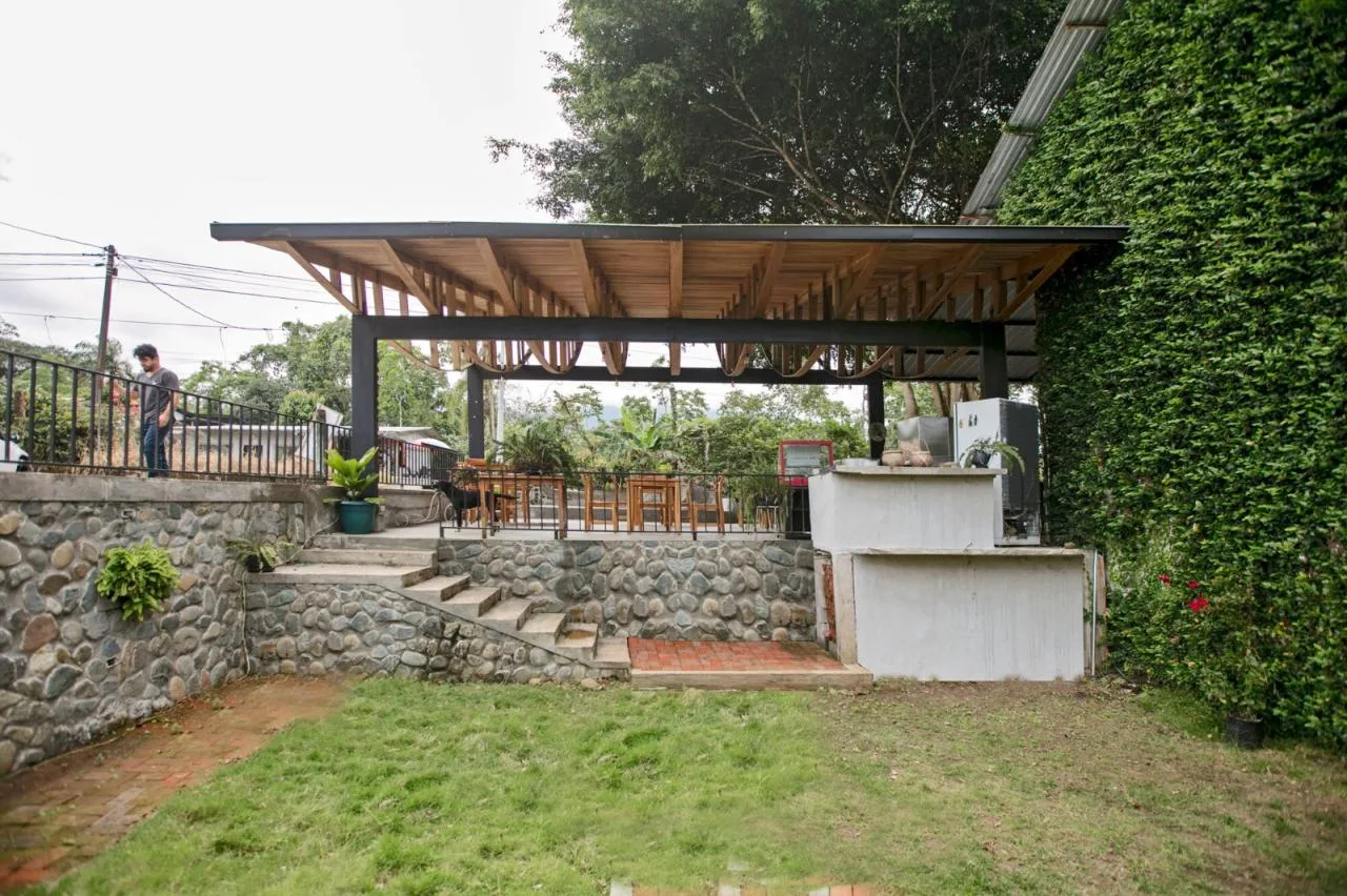 BIM Architecture | Under the Banyan Tree at the Village Entrance, Ficus Alto/Natura Futura Arquitectura Community Public Space