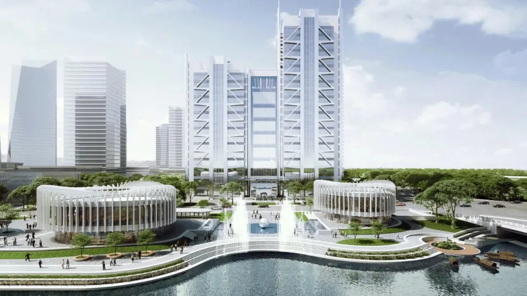 BIM Architecture | Orchid Pavilion: Riverside Commercial Street in the 'Urban Valley'/UUA