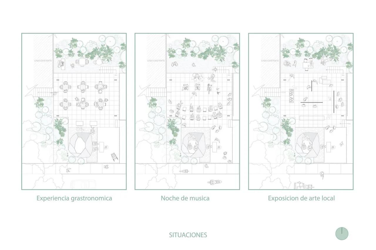 BIM Architecture | Under the Banyan Tree at the Village Entrance, Ficus Alto/Natura Futura Arquitectura Community Public Space