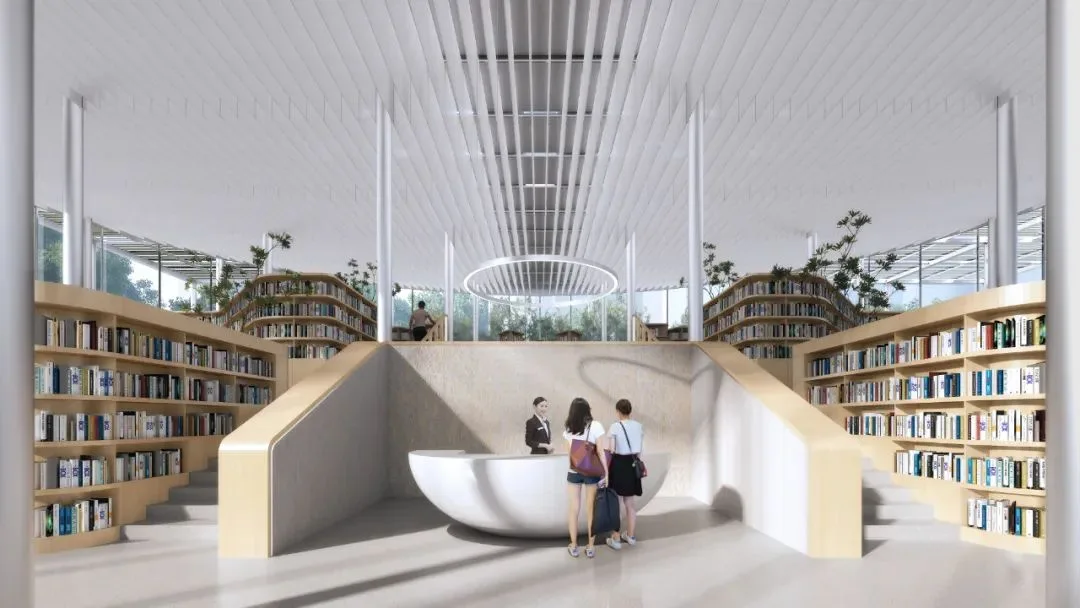 BIM Architecture | Cloud Curtain Bookstore: Ultimate Transparency Without Boundaries between Interior and Exterior/UUA