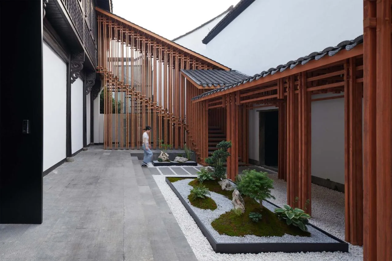 BIM Architecture | 'Borrowing Mountain Shadows', Architecture between Tangqi Loquat Museum/Fields