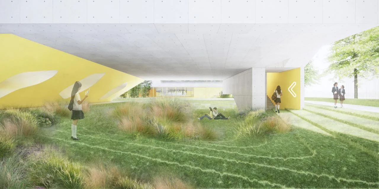 BIM Architecture | Tianfu New Area Ocean Road Middle School/MAT Super Architecture Firm