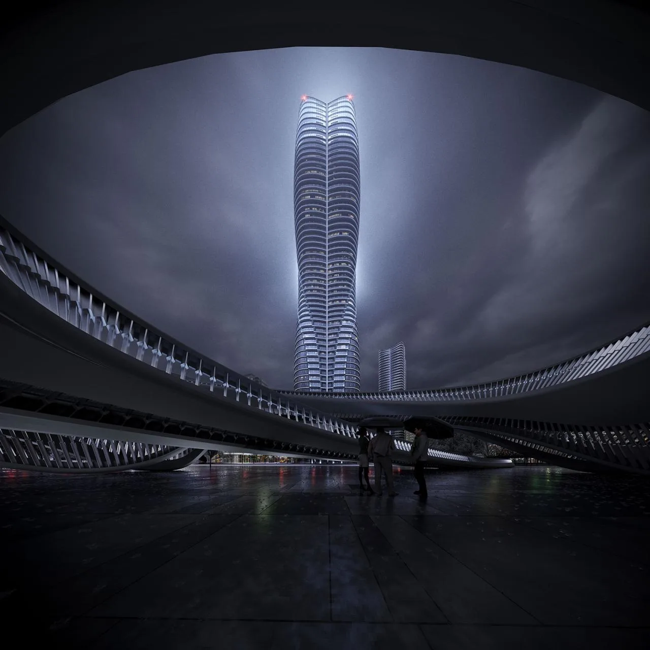 BIM Architecture | South China Seaside High rise Design Competition Proposal/10 Design